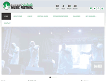 Tablet Screenshot of chicagowestsidemusicfestival.com
